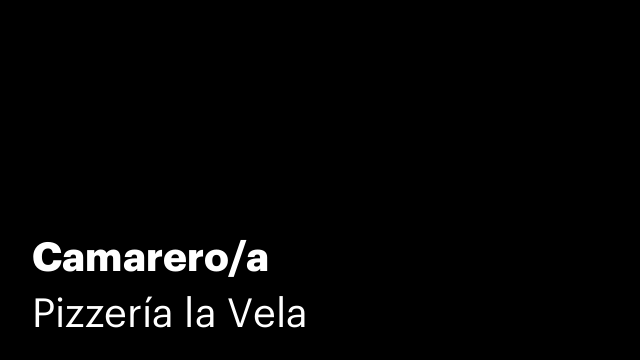 Camarero/a
