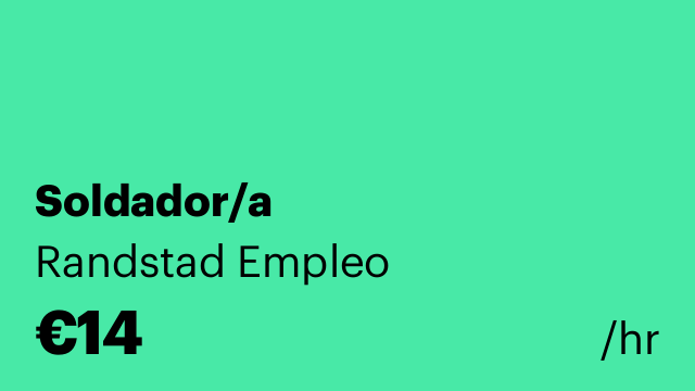 Soldador/a