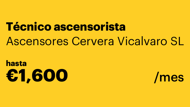 Técnico ascensorista