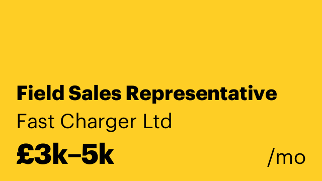 Field Sales Representative