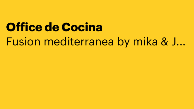 Office de Cocina