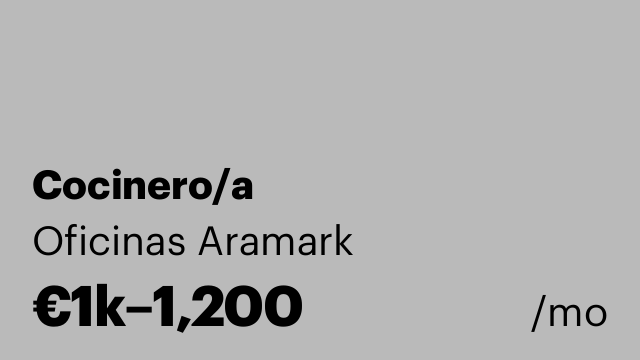 Cocinero/a
