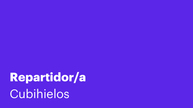 Repartidor/a