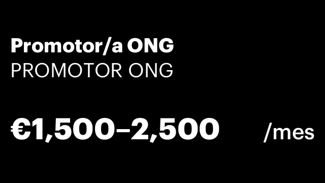 Promotor/a ONG