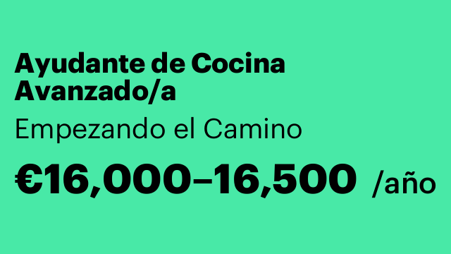 Ayudante de Cocina Avanzado/a
