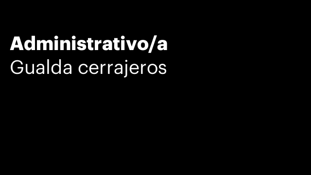 Administrativo/a
