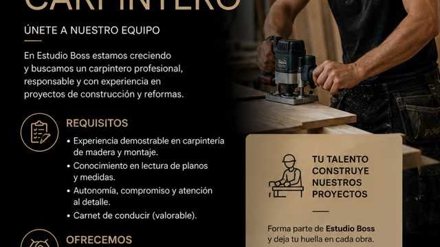 Carpintero/a Ebanista