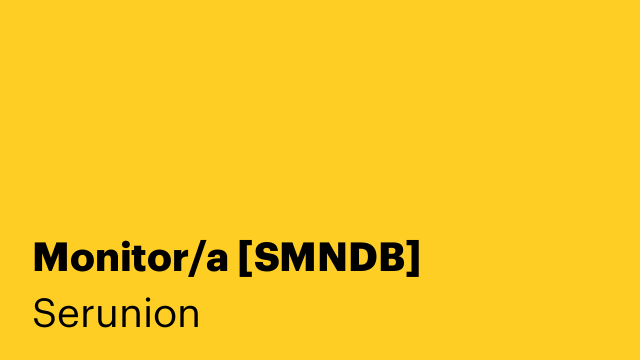 Monitor/a [SMNDB]