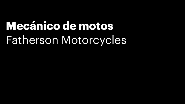 Mecánico de motos