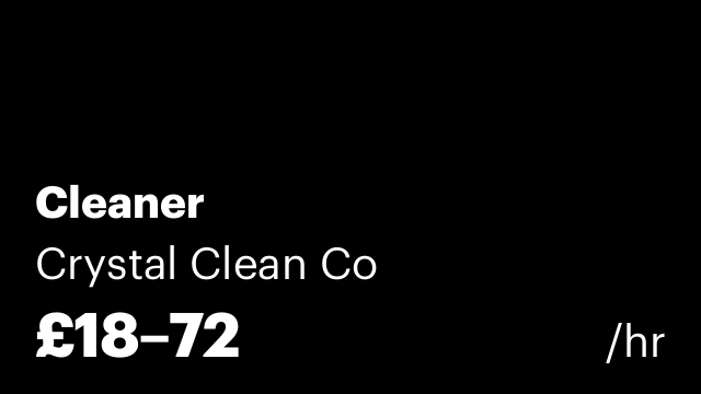 Cleaner