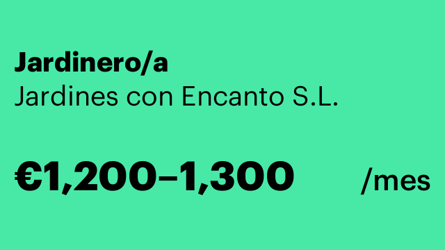 Jardinero/a