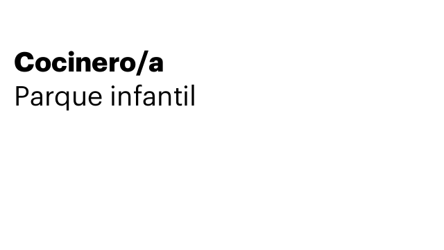 Cocinero/a