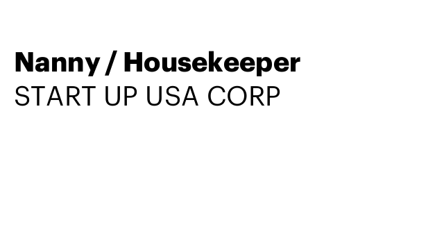 Nanny / Housekeeper
