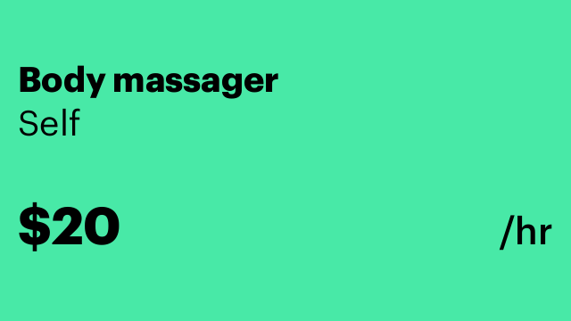Body massager