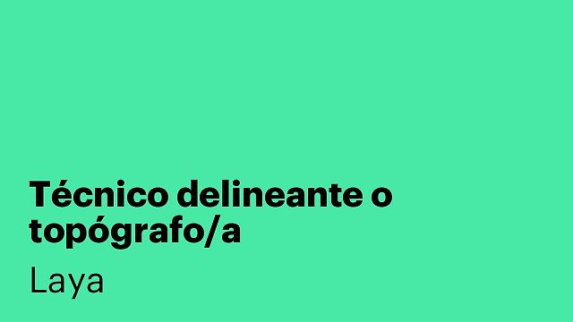 Técnico delineante o topógrafo/a