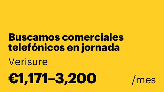 Buscamos comerciales telefónicos en jornada parcial 30h (L-V)