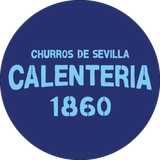 Calentería 1860. Churreria Chocolateria logo