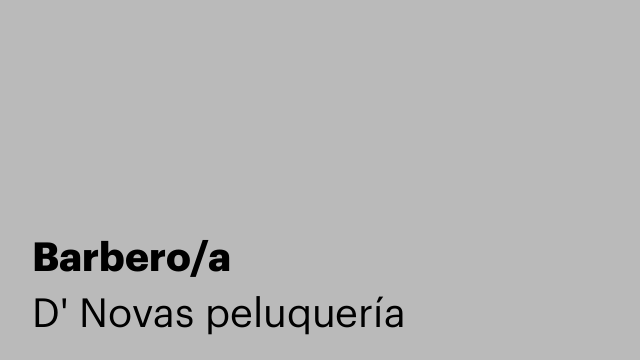 Barbero/a