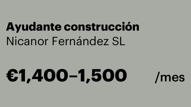 Ayudante construcción