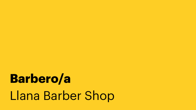 Barbero/a