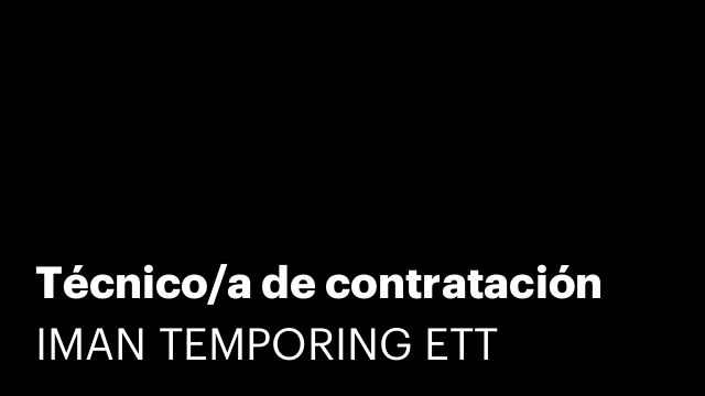 Técnico/a de contratación