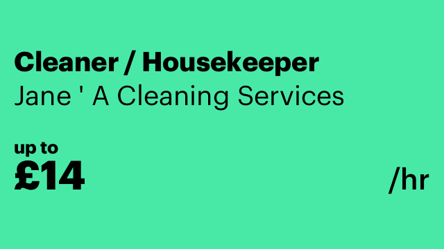 Cleaner / Housekeeper