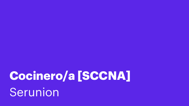 Cocinero/a [SCCNA]