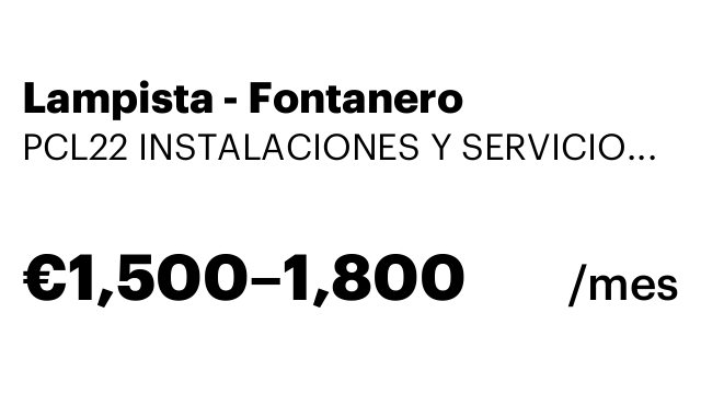 Lampista - Fontanero