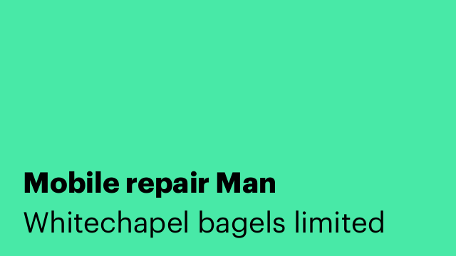 Mobile repair Man