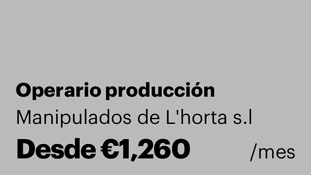 Operario producción