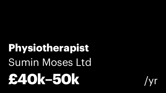 Physiotherapist