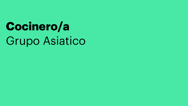 Cocinero/a