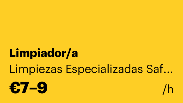 Limpiador/a