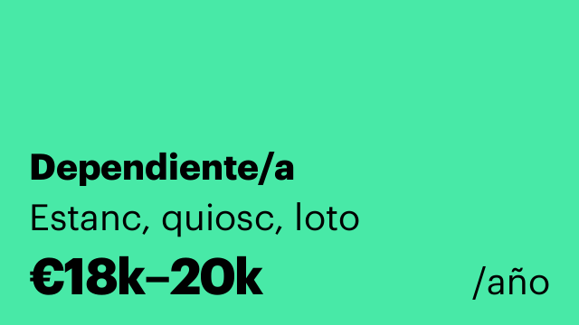 Dependiente/a