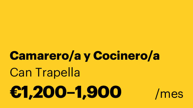Camarero/a y Cocinero/a