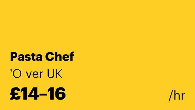 Pasta Chef