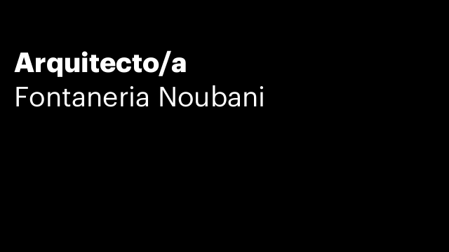 Arquitecto/a