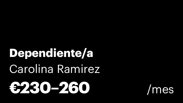 Dependiente/a