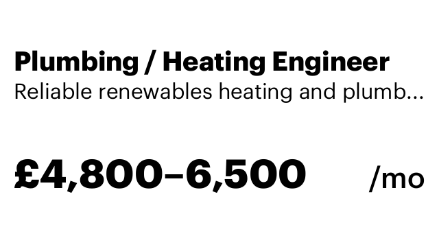 Plumbing / Heating Engineer