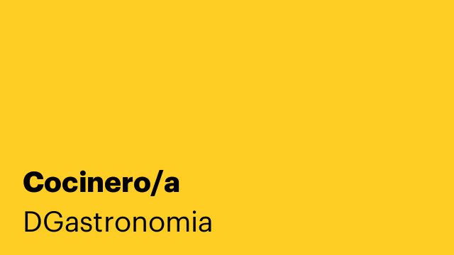Cocinero/a