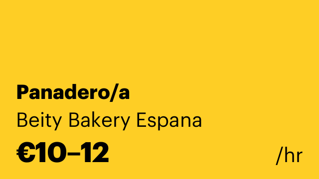 Panadero/a