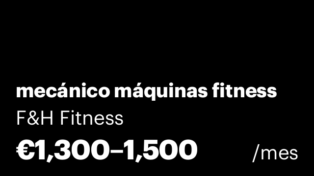 mecánico máquinas fitness