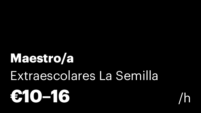 Maestro/a