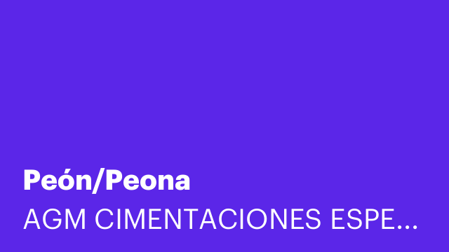 Peón/Peona