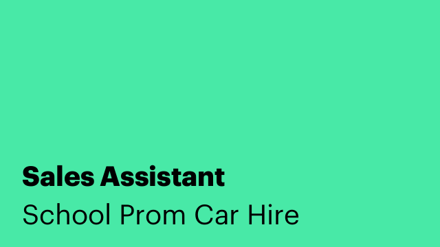 Sales Assistant