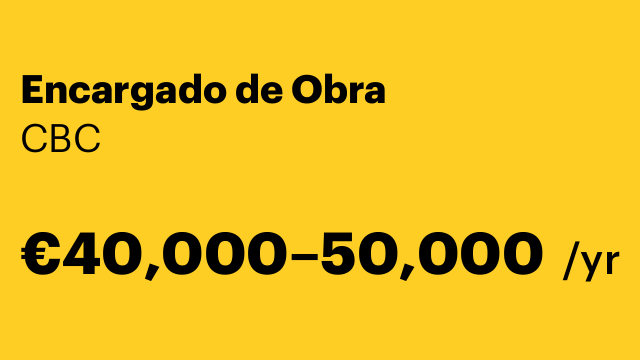 Encargado de Obra