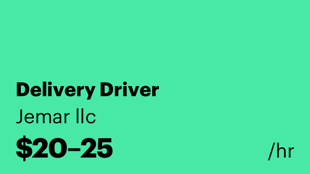 Delivery Driver