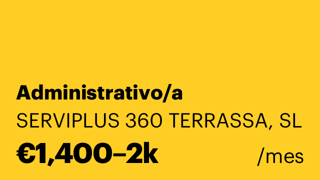 Administrativo/a