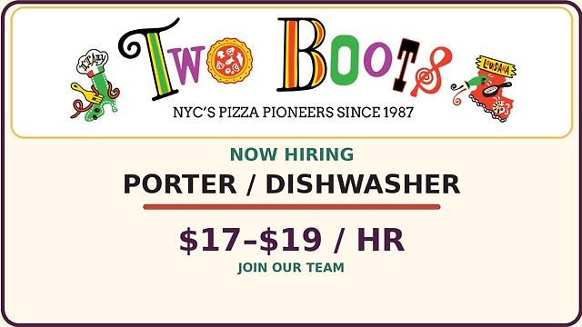 Porter / Dishwasher