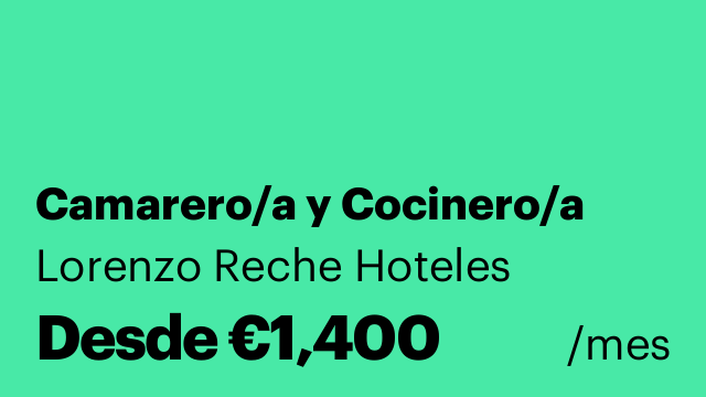 Camarero/a y Cocinero/a